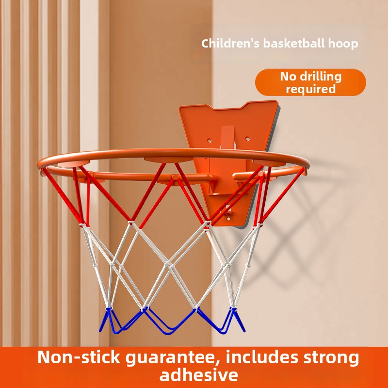 Vnútorný nástenný skladací koš na basketbal, tichý chod, pre deti