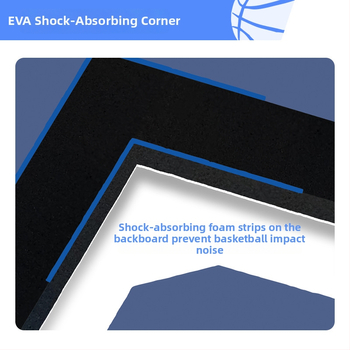 Nástenný basketbalový kôš pre deti - PVC rám, hmotnosť 1,6 kg, model A011, domáce/školské tréningy