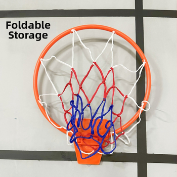 Detský vnútorný nástenný basketbalový kôš, nastaviteľný, PVC, 300 g, bez vŕtania, tichý chod.