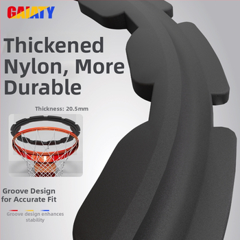 Basketbalový reduktor koša na tréning — odnímateľný, prenosný, vnútorné aj vonkajšie použitie, nylon, 1,6 kg, balenie 50x50 cm, kód produktu sxlk-001, vhodné pre basketbal, volejbal a ďalšie loptičkové športy