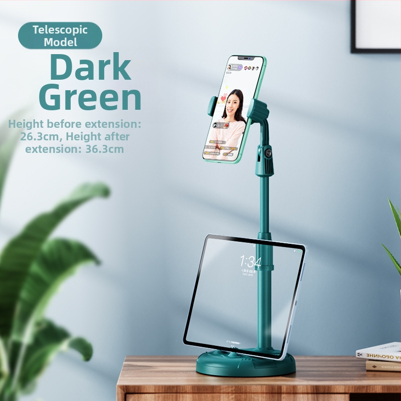 Универсален държач за телефон и таблет — пластмасов, настолен, с възможност за персонализиране, модел Live broadcast bracket