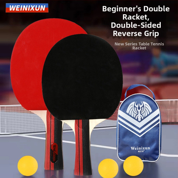 Raketa na stolný tenis Venezon – doska z popola, guma s reverzným lepidlom, vodorovný úder, prispôsobiteľné spracovanie, potlačené logo