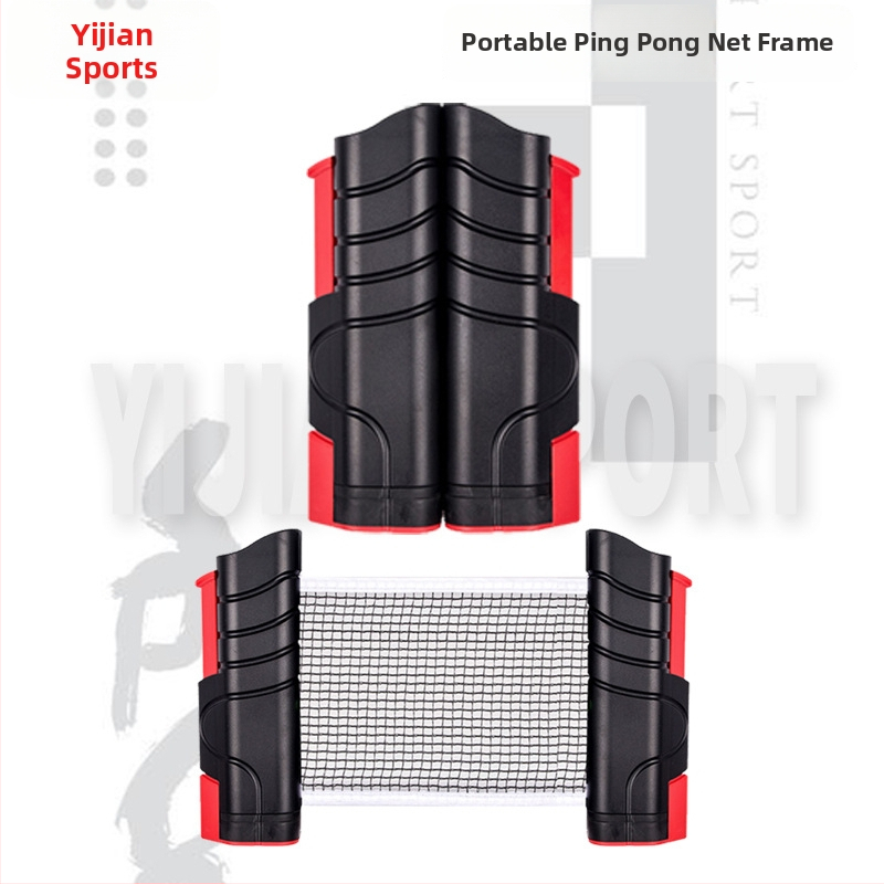 Lauatennise võrgu alus – täiustatud, kaasaskantav ja tõmbatav; ABS+PE; Bränd Spannande; Sobib lauatenisele ja sule-tenisele