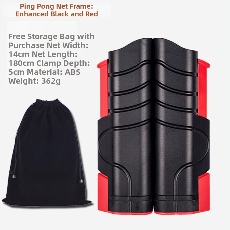 Lauatennise võrgu alus – täiustatud, kaasaskantav ja tõmbatav; ABS+PE; Bränd Spannande; Sobib lauatenisele ja sule-tenisele