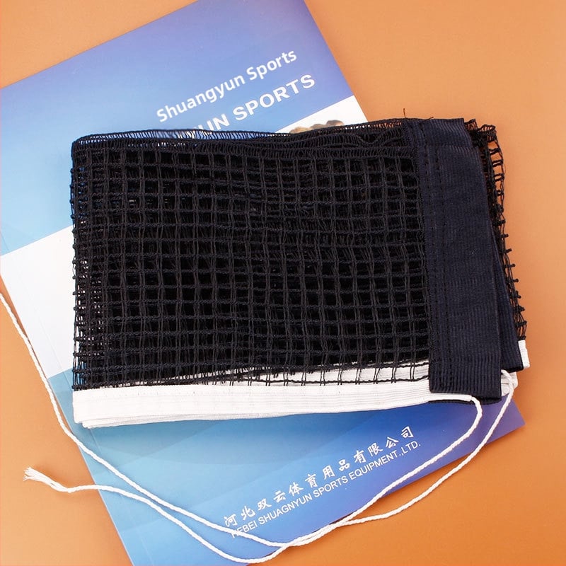 Stojan na sieť stolného tenisu, integrovaná stredová sieť, prenosný, bavlnené vlákno, hmotnosť 0.01 kg