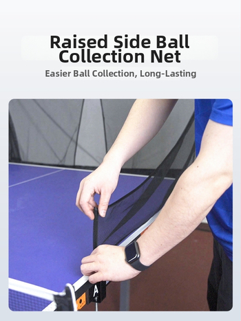 Kaasaskantav lauatennise pallide hoidik võrguga