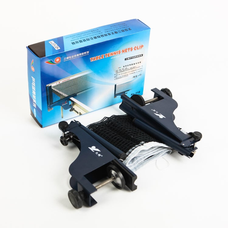 Vonkajší hrubý rám siete pre stolný tenis so stojanom na loptičky