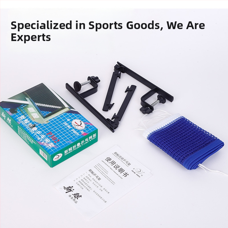 New Whale kokkupandav pingpongivõrgu raam – kaasaskantav pingpongilauda raam, polüestervõrk ja metallvõrgust raam, netokaal 795 g