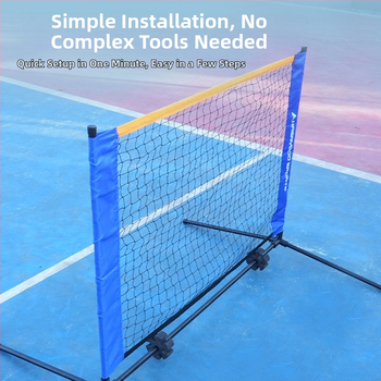Pickleballi võrgupost, kokkupandav ja liigutatav, välistingimustes kasutamiseks, 2 kg, Hasago
