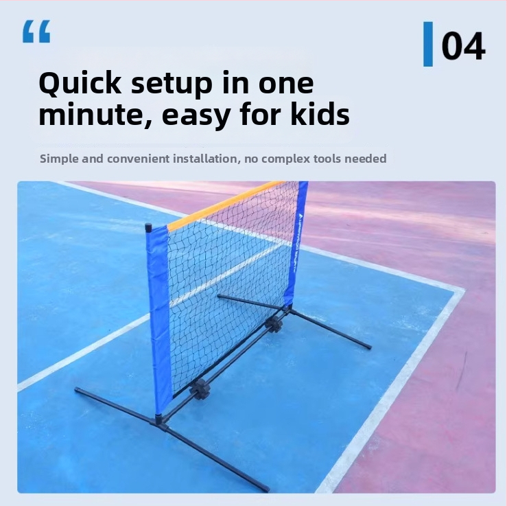 Pickleballi võrgupost, kokkupandav ja liigutatav, välistingimustes kasutamiseks, 2 kg, Hasago