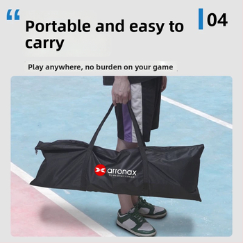 Arronax Prenosná sieť na pickleball s nastaviteľnou dĺžkou a výškou, vhodná do interiéru aj exteriéru, z železa