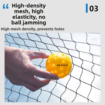 Arronax Prenosná sieť na pickleball s nastaviteľnou dĺžkou a výškou, vhodná do interiéru aj exteriéru, z železa