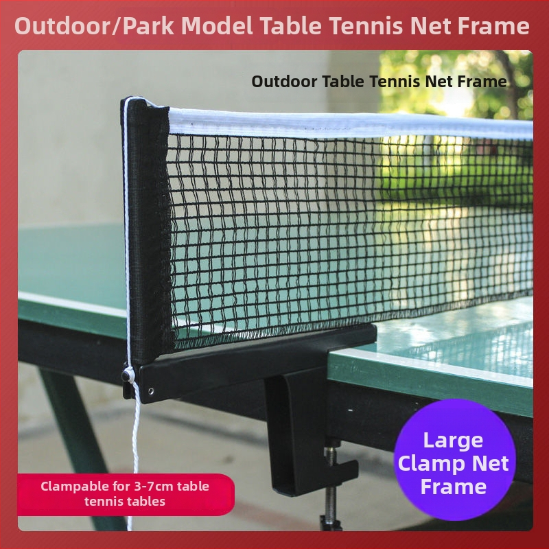 Lauatennise võrgu raam - paksendatud, reguleeritav klipsi paksus, väliskasutuseks, kaasas võrk