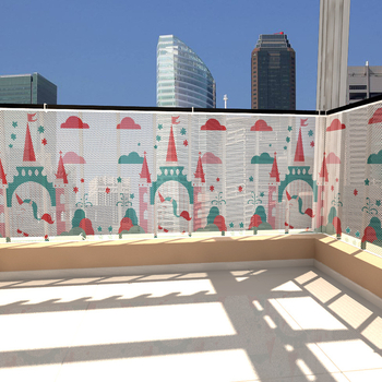 Gyermekek lépcső- és erkélyvédő háló — esés elleni, biztonsági kötélháló