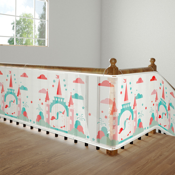 Gyermekek lépcső- és erkélyvédő háló — esés elleni, biztonsági kötélháló