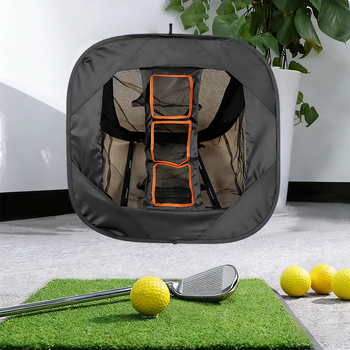 Golf практика мрежа за голф – за закрита употреба, сгъваема конструкция, полиестер, възможен печат на лого, персонализация