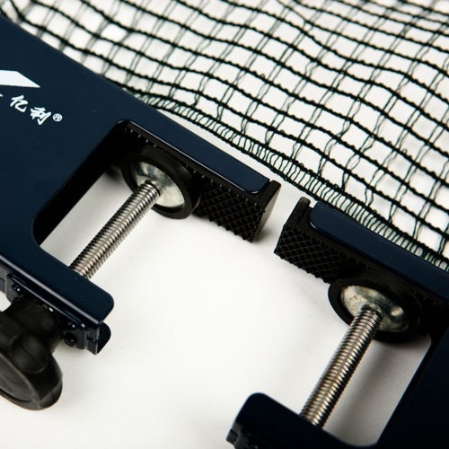 Държач за мрежа за тенис на маса с мрежа и стойки — издръжлив комплект