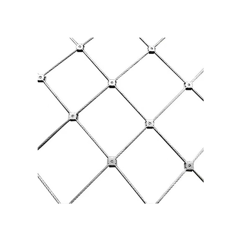 Oldalvédő háló lejtőkhez – gyémánt alakú rács, forróhorganyzott, Yinyi márka, hegyi kőomlás elleni védelem