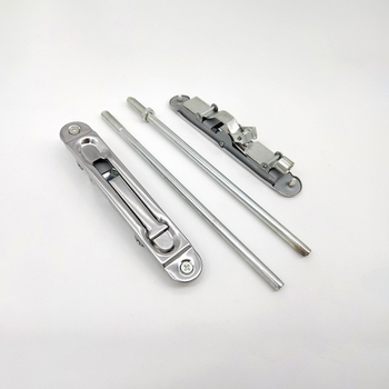 F-тип тайно удължено заключване за двукрилни врати от неръждаема стомана, модел PHWJ, модерен минималистичен стил