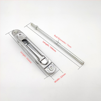 F-тип тайно удължено заключване за двукрилни врати от неръждаема стомана, модел PHWJ, модерен минималистичен стил