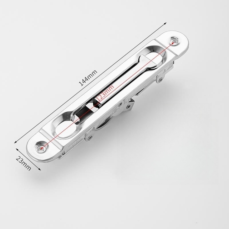 F-тип тайно удължено заключване за двукрилни врати от неръждаема стомана, модел PHWJ, модерен минималистичен стил