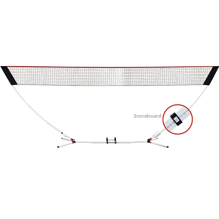 Badmintonivõrgu raam kokkupandava mobiilse statiivi – standardne võrgupost sise- ja väliskasutuseks
