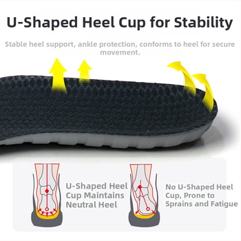 Стелки за бадминтон за мъже и жени, дишащи, абсорбиращи пот, високоеластични, ударопоглъщащи и износоустойчиви, 7 мм дебелина, модел YB-48