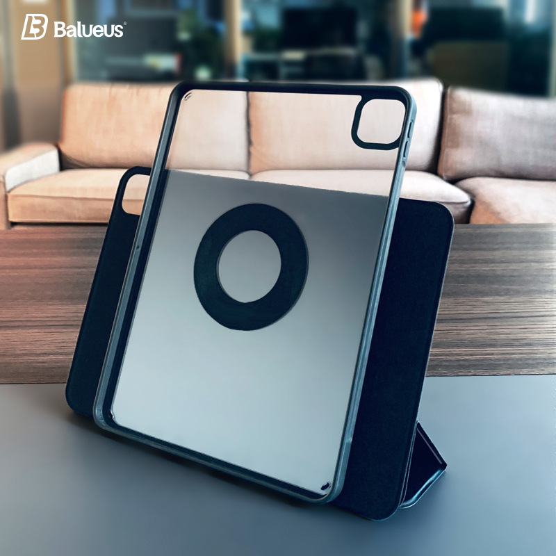 Калъф за iPad – TPU, флип‑капак, разделяем дизайн, магнитно закрепване, поддържа функция за сън/събуждане