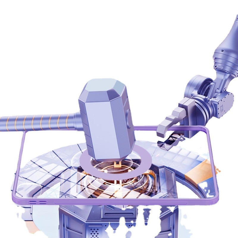 Калъф за iPad – TPU, флип‑капак, разделяем дизайн, магнитно закрепване, поддържа функция за сън/събуждане