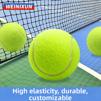 Trénovacie tenisové loptičky Wynison — vysoká elasticita, odolné, tlač loga, prispôsobenie (Značka: Wynison; Materiál: chemické vlákno; Tlač loga: k dispozícii; Prispôsobenie: k dispozícii)
