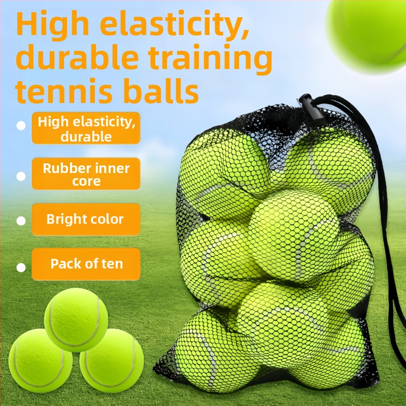 Trénovacie tenisové loptičky Wynison — vysoká elasticita, odolné, tlač loga, prispôsobenie (Značka: Wynison; Materiál: chemické vlákno; Tlač loga: k dispozícii; Prispôsobenie: k dispozícii)