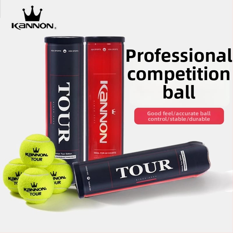 Tenisové loptičky pre tréning a súťaže, guma, značka Kannon Kanglong, vhodné pre tenis a badminton