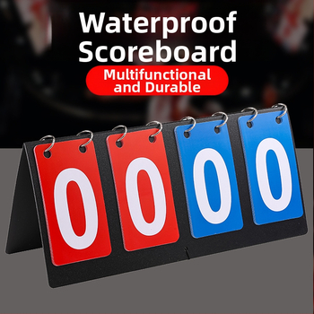 4 ciparu PVC rezultātu tablo basketbolam, futbolam, galda tenisam un biliardam