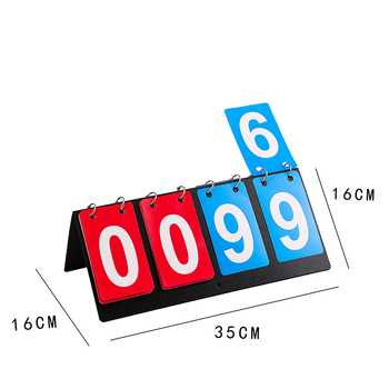 4-цифрено PVC табло за резултати за баскетбол, футбол, тенис на маса и билярд