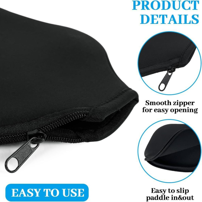 Неопренов калъф за чанта за pickleball – гумен материал, възможност за печат на лого, подходящ за тенис на маса и бадминтон, спортен аксесоар