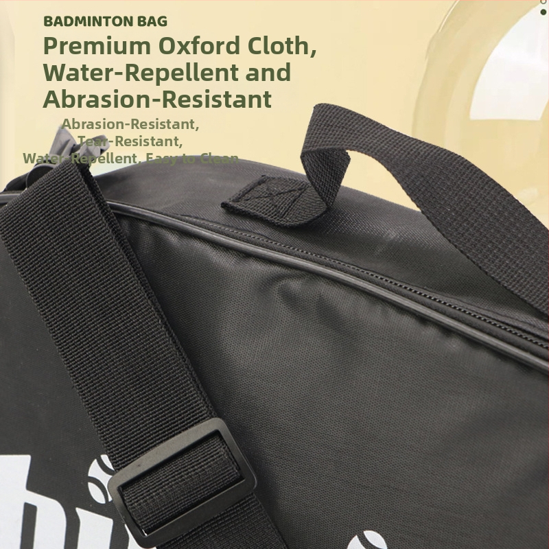 Spike Badmintona/tenisa soma | Oxford audums, ūdensnecaurlaidīga, ietilpība 3-6 raketēm, piemērota galda tenisa un badmintonam