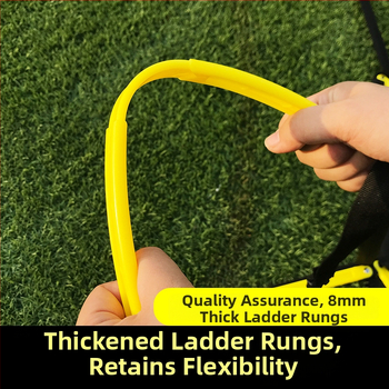 Сгъваема агилити стълба за футболни тренировки - PP + найлон, обучителна помощ