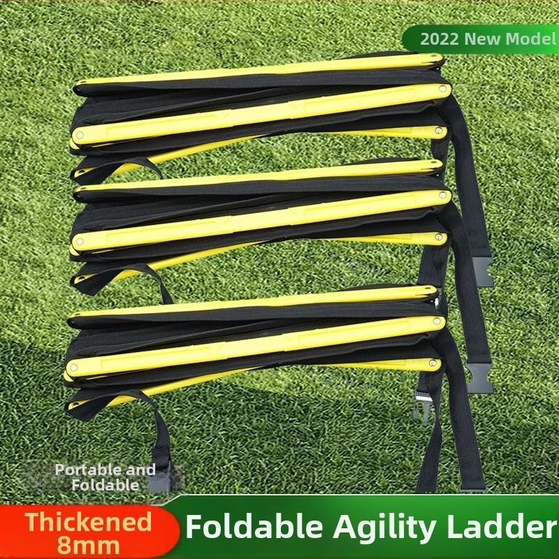 Сгъваема агилити стълба за футболни тренировки - PP + найлон, обучителна помощ