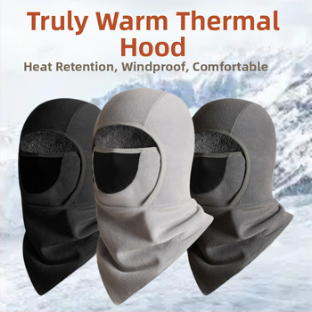 Cyklistická maska so zimnou flísovou výstelkou, vetruodolná a teplá ochrana tváre, unisex, ORI velúr látka