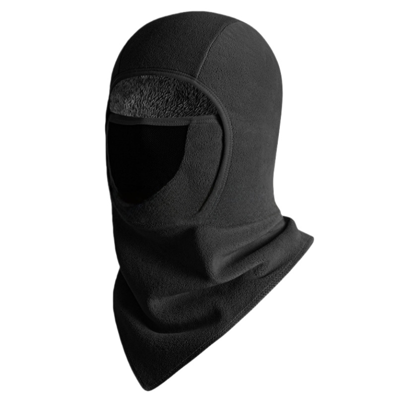Маска за колоездене със зимно флисово покритие, ветроустойчива и топла защита за лицето, унисекс, ORI велур плат
