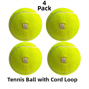 Tenisový tréner na samostatný tréning s upevneným lanom, elastický návratový káblik a lopta z chemickej vlákniny