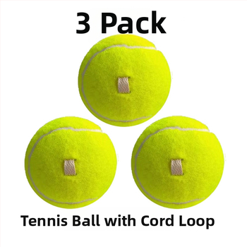 Tenisový tréner na samostatný tréning s upevneným lanom, elastický návratový káblik a lopta z chemickej vlákniny
