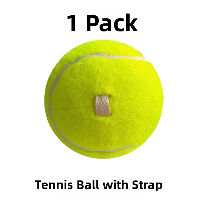 Tenisový tréner na samostatný tréning s upevneným lanom, elastický návratový káblik a lopta z chemickej vlákniny