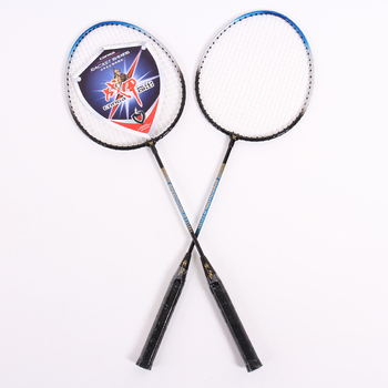 Armor Бадминтон ракета с феросплавна рамка; тегло 90–94 g; дръжка G2; хоризонтален удар; персонализирано лого