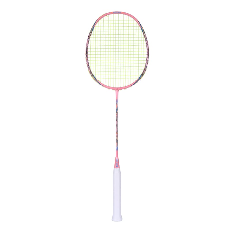 Комплект бадминтон ракети за единични и двойки — за ученици и начинаещи; ултралек, издръжлив и с висока еластичност; карбонова рамка; тегло 80–84 g; ръкохватка G5; тип ракета: прав