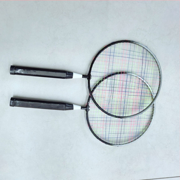 Детска ракета за бадминтон с чанта, феросплавна рама, нейлонови струни, тегло 75–79 g, ръкохватка G4, хоризонтален удар