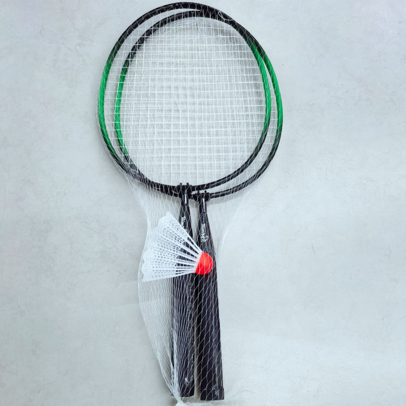 Детска ракета за бадминтон с чанта, феросплавна рама, нейлонови струни, тегло 75–79 g, ръкохватка G4, хоризонтален удар