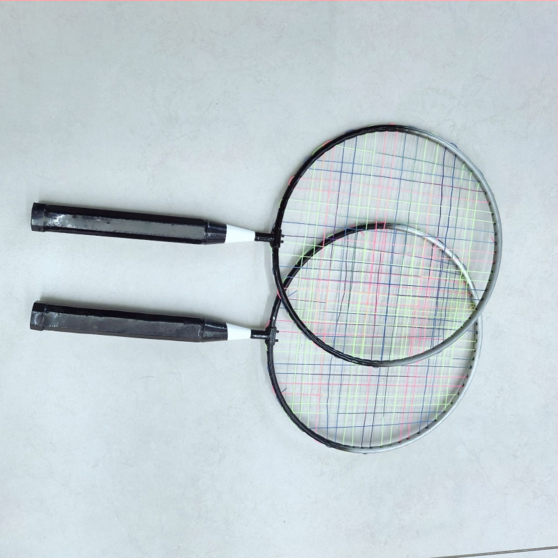 Детска ракета за бадминтон с чанта, феросплавна рама, нейлонови струни, тегло 75–79 g, ръкохватка G4, хоризонтален удар