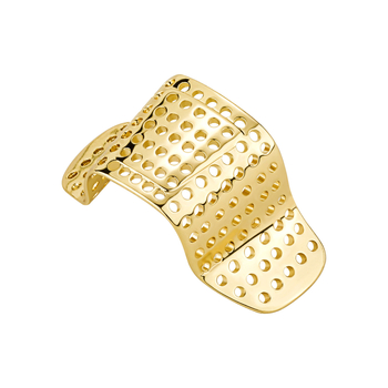 Бижу за нос – унисекс метален носов клип с електроплатина, 14k