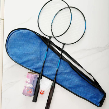 Ракетка за бадминтон 9288 за деца — рамка от железна сплав, корда: найлон, тегло 95–100 g, дебелина на дръжката G2, тип ракетки: праволинейна, подходяща за любители деца